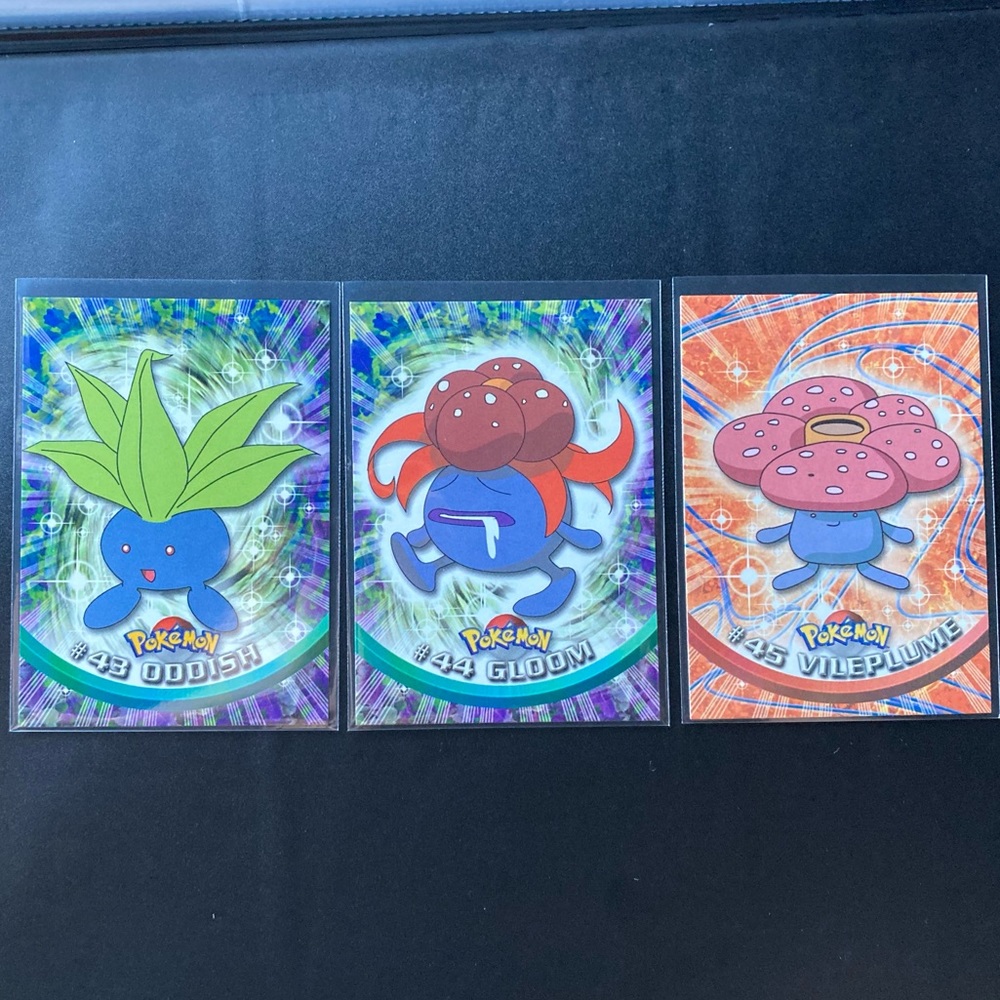 Oddish, Gloom, Vileplume